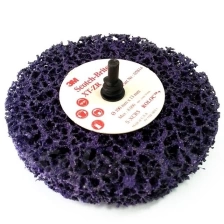 Круг зачистной 3M пурпурный  XT с креплением Roloc+ 100мм х 13мм х R+ (51893)