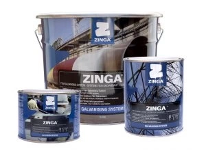 Покрытие антикоррозийное 1К 96% цинка Zinga катодная защита черных металлов 1кг