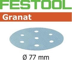 P1000 D77/6 Круг абразивный Festool Granat  комплект из 50 шт.