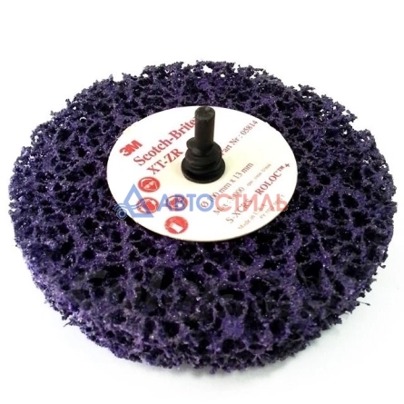 Круг зачистной 3M пурпурный  XT с креплением Roloc+ 100мм х 13мм х R+ (51893) фото 1