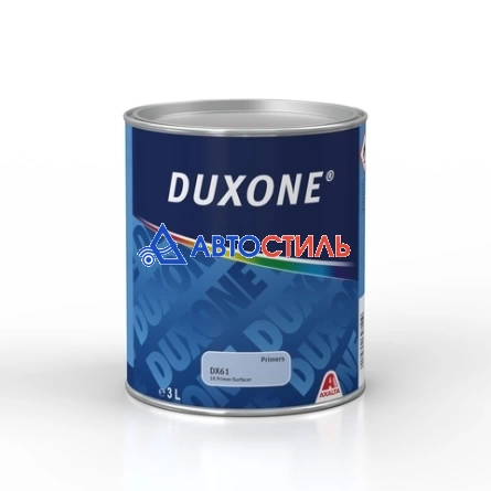 Грунт 1K адгезионный выравнивающий Duxone DX61G (серый) 3.5л. фото 1
