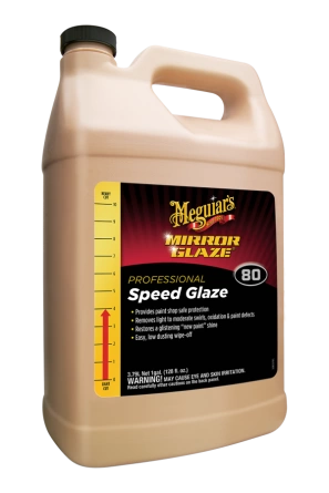 Полироль мелко-абразивная финишная Meguiar's M80 Speed Glaze, 3,78 лит. фото 1