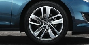 Диски литые R18 легкосплавные серебристые 5 двойных спиц для Opel Astra (компл. 4шт) фото 1