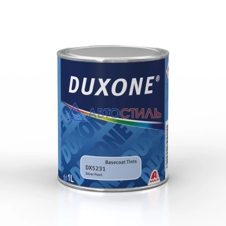 DX5231/BC340 Duxone Basecoat Silver Pearl. Серебряный перламутр 1л.  фото 1